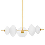 Large Chandeliers Glass Shade by Hudson Valley ( 70 | 7403-AGB Barrow ) 