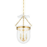 Foyer/Hall Lanterns Glass w/Frame by Hudson Valley ( 70 | MDS1601-AGB Rousham ) 