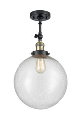 Semi-Flush Mts. Directional by Innovations ( 405 | 201F-BAB-G204-12-LED Franklin Restoration ) 