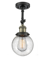 Semi-Flush Mts. Directional by Innovations ( 405 | 201F-BAB-G204-6-LED Franklin Restoration ) 