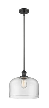 Pendants Glass Down by Innovations ( 405 | 201S-BK-G72-L-LED Franklin Restoration ) 