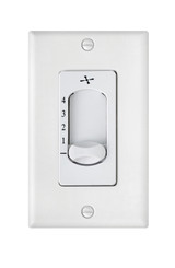 Fans Fan Controls by Hinkley ( 13 | 980011FWH wall Control 4 Spd Slide ) 