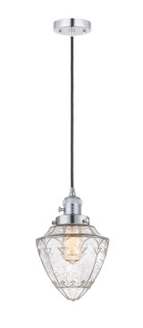 Mini Pendants Glass Down by Innovations ( 405 | 201CSW-PC-G664-7-LED Franklin Restoration ) 