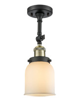 Semi-Flush Mts. Glass Down by Innovations ( 405 | 201F-BAB-G51 Franklin Restoration ) 