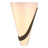 Sconces Single Glass by Hubbardton Forge ( 39 | 206563-SKT-RGT-05-GG0074 Half Cone ) 