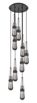 Pendants Multi-port/Cascade by Innovations ( 405 | 119-452-1P-BK-G452-4SM Downtown Urban ) 