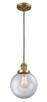 Mini Pendants Cable by Innovations ( 405 | 201C-BB-G202-8-LED Franklin Restoration ) 