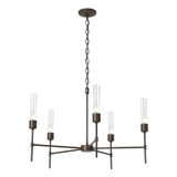 Mid. Chandeliers Glass Up by Hubbardton Forge ( 39 | 105045-SKT-05-ZM0611 Vela ) 