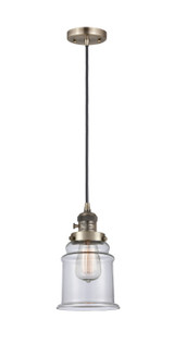 Mini Pendants Glass Down by Innovations ( 405 | 201CSW-AB-G182-LED Franklin Restoration ) 