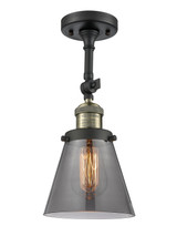 Semi-Flush Mts. Glass Down by Innovations ( 405 | 201F-BAB-G63 Franklin Restoration ) 