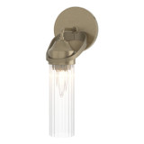 Sconces Single Glass by Hubbardton Forge ( 39 | 201344-SKT-84-ZM0634 Bow ) 