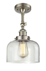 Semi-Flush Mts. Glass Down by Innovations ( 405 | 201F-SN-G72 Franklin Restoration ) 