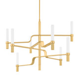 Large Chandeliers Glass Shade by Hudson Valley ( 70 | 4008-AGB Allentown ) 