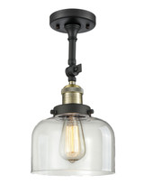 Semi-Flush Mts. Glass Down by Innovations ( 405 | 201F-BAB-G72 Franklin Restoration ) 