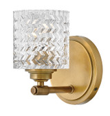 Sconces Single Glass by Hinkley ( 13 | 5040HB Elle ) 