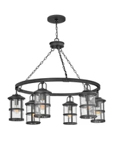 Exterior Chandeliers by Hinkley ( 13 | 2689BK-LV Lakehouse ) 
