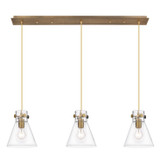 Linear/Island 3 Light Bar by Innovations ( 405 | 123-410-1PS-BB-G411-8CL Downtown Urban ) 