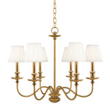 Mid. Chandeliers Candle by Hudson Valley ( 70 | 4036-AGB Menlo Park ) 