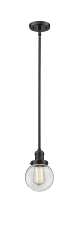 Mini Pendants Glass Down by Innovations ( 405 | 201S-OB-G202-6-LED Franklin Restoration ) 