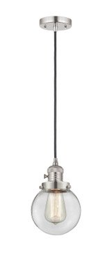Mini Pendants Glass Down by Innovations ( 405 | 201CSW-PN-G202-6-LED Franklin Restoration ) 