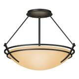 Semi-Flush Mts. Bowl Style by Hubbardton Forge ( 39 | 124422-SKT-10-SS0047 Tryne ) 