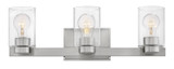 Bathroom Fixtures Three Lights by Hinkley ( 13 | 5053BN-CL Miley ) 