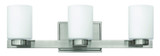 Bathroom Fixtures Three Lights by Hinkley ( 13 | 5053BN-LED Miley ) 