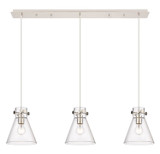 Linear/Island 3 Light Bar by Innovations ( 405 | 123-410-1PS-PN-G411-8CL Downtown Urban ) 