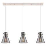 Linear/Island 3 Light Bar by Innovations ( 405 | 123-410-1PS-PN-G411-8SM Downtown Urban ) 