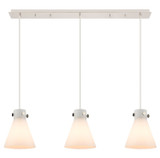 Linear/Island 3 Light Bar by Innovations ( 405 | 123-410-1PS-PN-G411-8WH Downtown Urban ) 