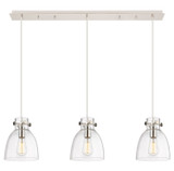 Linear/Island 3 Light Bar by Innovations ( 405 | 123-410-1PS-PN-G412-8CL Downtown Urban ) 