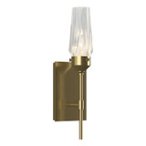 Sconces Single Glass by Hubbardton Forge ( 39 | 203335-SKT-86-CR Luma ) 
