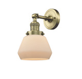 Sconces Single Glass by Innovations ( 405 | 203-AB-G171-LED Franklin Restoration ) 
