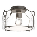 Semi-Flush Mts. Drum Shade by Hubbardton Forge ( 39 | 121142-SKT-07-LL0218 Bow ) 
