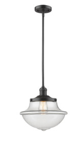 Pendants Glass Down by Innovations ( 405 | 201S-OB-G542-LED Franklin Restoration ) 