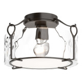 Semi-Flush Mts. Drum Shade by Hubbardton Forge ( 39 | 121142-SKT-14-LL0218 Bow ) 