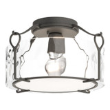 Semi-Flush Mts. Drum Shade by Hubbardton Forge ( 39 | 121142-SKT-20-LL0218 Bow ) 