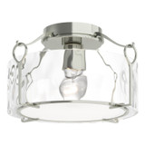 Semi-Flush Mts. Drum Shade by Hubbardton Forge ( 39 | 121142-SKT-85-LL0218 Bow ) 