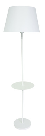 Lamps Floor Lamps with Tray by House of Troy ( 30 | VER502-WT Vernon ) 
