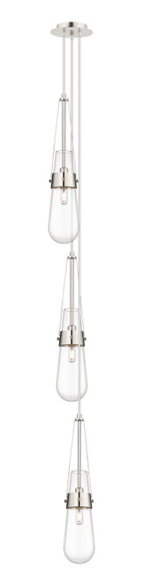 Mini Pendants 3 Light Cluster by Innovations ( 405 | 103-452-1P-PN-G452-4CL Downtown Urban ) 