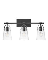 Bathroom Fixtures Three Lights by Hinkley ( 13 | 5133BK Foster ) 