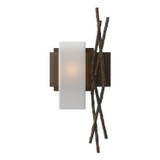 Sconces Single Glass by Hubbardton Forge ( 39 | 207670-SKT-LFT-05-GG0351 Brindille ) 