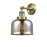 Sconces Single Glass by Innovations ( 405 | 203-AB-G78 Franklin Restoration ) 