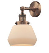 Sconces Single Glass by Innovations ( 405 | 203-AC-G171 Franklin Restoration ) 