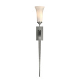 Sconces Single Glass by Hubbardton Forge ( 39 | 204526-SKT-20-GG0068 Sweeping Taper ) 