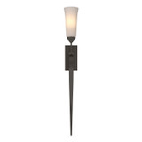 Sconces Single Glass by Hubbardton Forge ( 39 | 204529-SKT-14-GG0350 Sweeping Taper ) 