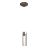 Mini Pendants Glass Down by Hubbardton Forge ( 39 | 161180-SKT-STND-05-ZM0065 Exos Glass ) 