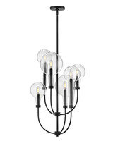 Mini Chandeliers Glass Shade by Hinkley ( 13 | 30525BK Alchemy ) 
