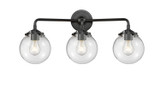 Bathroom Fixtures Three Lights by Innovations ( 405 | 284-3W-OB-G202-6 Nouveau ) 
