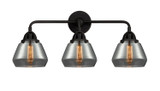 Bathroom Fixtures Three Lights by Innovations ( 405 | 288-3W-BK-G173-LED Nouveau 2 ) 